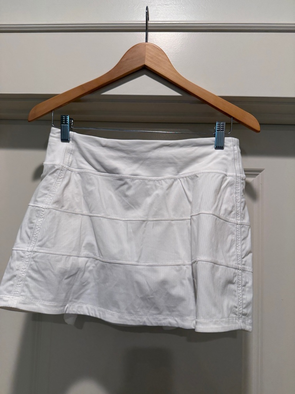 Lululemon G White Tiered Mini Skort Skirt